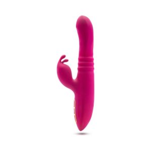 Blush Kira Rechargeable Thrusting And Rotating Warming Dual Stimulating Rabbit Style Vibrator With Fluttery External Stimulator | Vibrators Sex Toys Thrusters