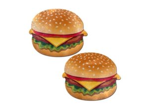 Burger: Delicious Cheeseburger Nipple Pasties | Pasties Apparel Pasties