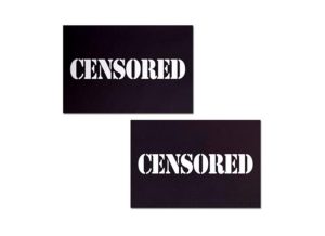 Censored: Black Censor Bars Nipple Pasties | Pasties Apparel Pasties