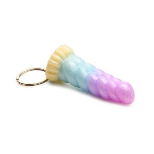 Creature Cocks Mystique Unicorn Silicone Mini Fantasy Shaped Dildo Keychain | Accessories Accessories Accessories