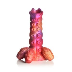 Creature Cocks Nymphoid Tentacle Textured Ovipositor Fantasy Shaped Harnessable Dildo with Silicone Eggs | Dildos Dildos Dildos