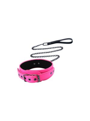 Electra Neoprene Lined Collar & Leash | Wearables BDSM Restraint