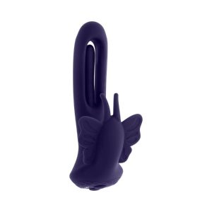 Evolved Lord Of The Wings Rechargeable Silicone Remote Control Dual Motor Rabbit Style Vibrator | Flicking Toys Flicking Toys Flicking Toys