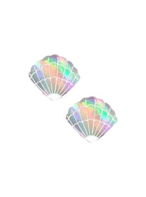 Holographic Shell Pasties | Pasties Apparel Pasties