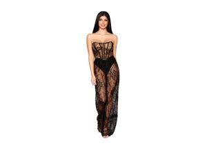 Lace Romper & Thong Lingerie Set | Wearables Apparel Lingerie