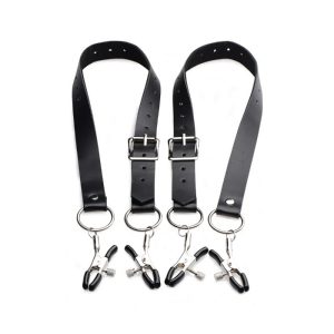 Master Series Spread Labia Spreader Straps With Clamps | Sensation BDSM Medical