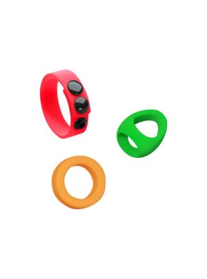 Neon Silicone Ring Kit | Sex Toy Kits Cock Rings Cock Rings