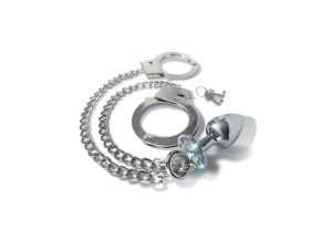 Nixie Metal Butt Plug & Detachable Handcuff Set | Butt Toys BDSM Butt Toys