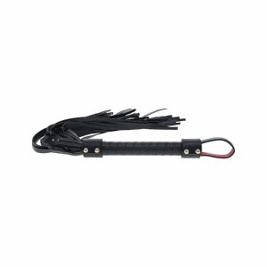 Ouch! Milan Collection Bonded Leather Flogger For Impact Play | Impact BDSM Impact