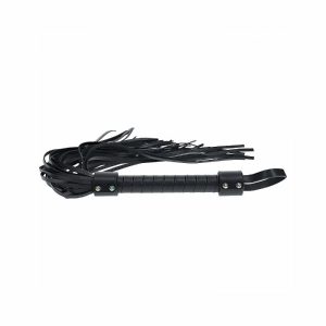 Ouch! Venice Collection Bonded Leather Iridescent Finish Flogger For Impact Play | Impact BDSM Impact