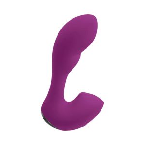 Playboy Arch Compact Rechargeable Silicone G-spot Vibrator With External Stroking Stimulator | Vibrators Flicking Toys Flicking Toys