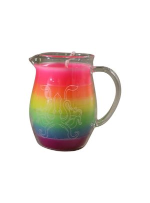 Rainbow Blacklight Reactive Wax Play Candle Pitcher | Accessories Accessories Accessories