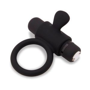 Rechargeable Bullet Cock Ring With Flicking Tongue | Flicking Toys Cock Rings Cock Rings