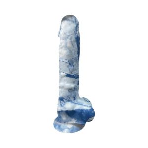 Rock Cocks Zeus Marble 7 Inch Silicone Dildo With Strong Suction Cup | Dildos Dildos Dildos