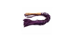 Rouge Wooden Handle Leather Flogger | Impact BDSM Impact