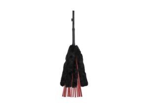 Saffron Faux Fur Flogger with Faux Leather Falls | Impact BDSM Impact