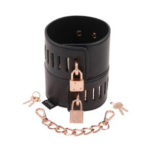 S&M Brat Locking Cuffs | Wearables BDSM Restraint