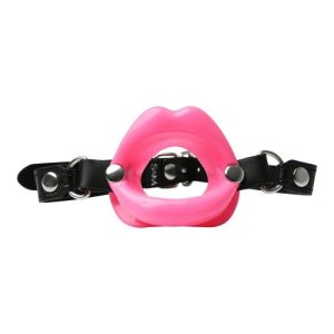 S&M Silicone Lips Open Mouth Gag | Wearables BDSM Restraint