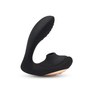 The Royal Embrace Dual Stimulating Rechargeable Silicone Air Pulse Rabbit Style Vibrator | Vibrators Sex Toys Suction