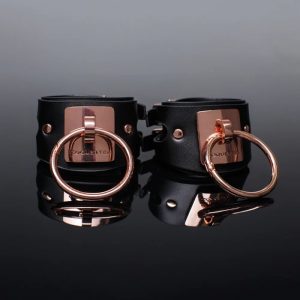 Vegan Leather Pleasure Cuffs | Restraint BDSM Restraint