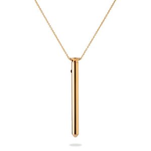 Vesper 2 24kt Gold Plated Wearable Rechargeable Vibrator Pendant Necklace | Wearables BDSM Wearables