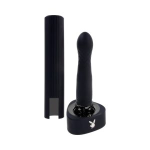 Zone 2AM Rechargeable Silicone Thrusting Vibrator With Protective Case | Vibrators Sex Toys Thrusters