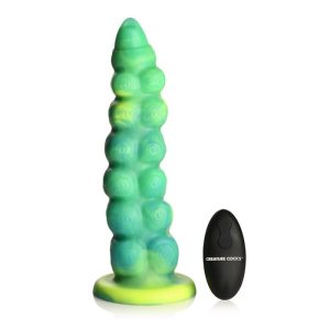 Creature Cocks Squirmer Remote Control Thrusting And Vibrating Silicone Fantasy Shaped Harnessable Dildo With Suction Cup | Dildos Dildos Dildos