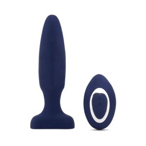 Fino Roller Motion Silicone Waterproof Rechargeable Slim Butt Plug With Vibrating Remote Control | Vibrators Butt Toys Butt Toys