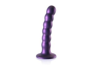 Ouch Beaded Liquid Silicone Harnessable Suction Cup 5 Inch Dildo | Dildos Butt Toys Butt Toys